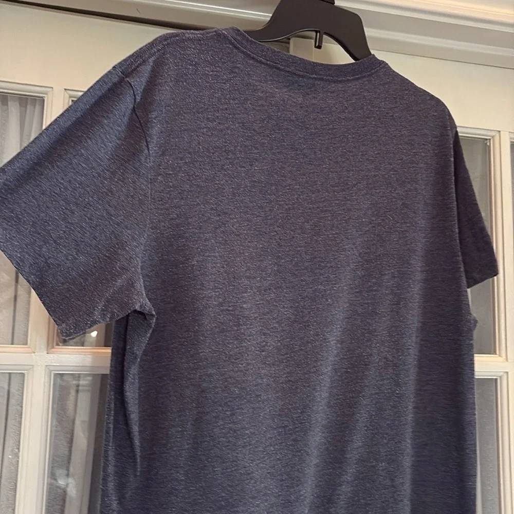 J.Crew essential tee blue heathered short sleeve cotton T-shirt Size L